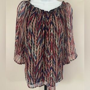 NWT Ella Moss Silk Blouse